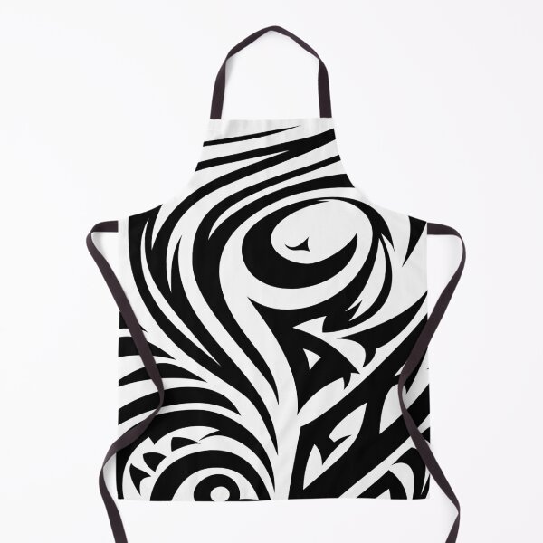 Item preview,  Maori swirl Tattoo pattern. Tribaliron flame wavy  swinging style. by Mill2023 designed and sold by Mill2023.