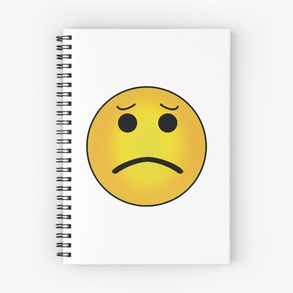 Item preview, Concerned/sad face emoji  designed and sold by MegMadeCrafts.
