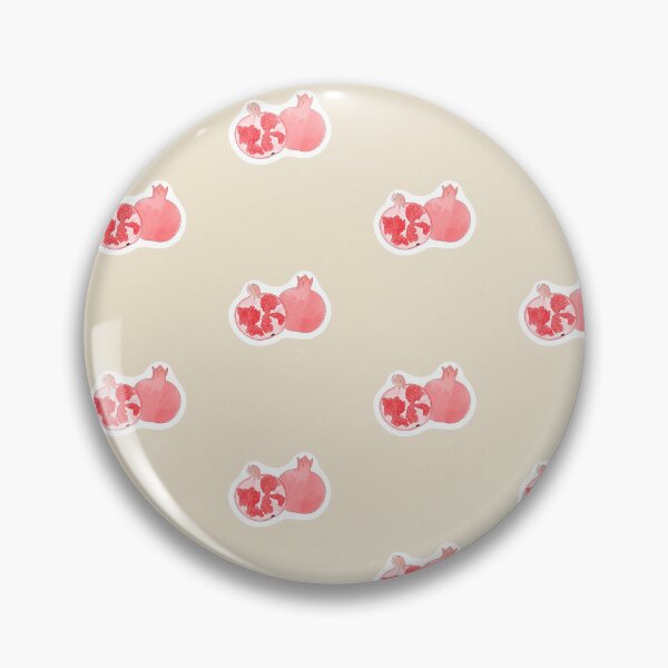 Item preview, Ripe juicy pomegranate Cartoon sticker in comic style with contour. Decoration for greeting cards, posters and prints for clothes, flyers, emblems. designed and sold by Sunshine2504.