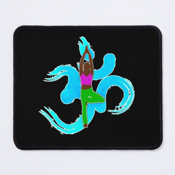 Item preview, Om Tree Pose (blue) designed and sold by Reiser808.