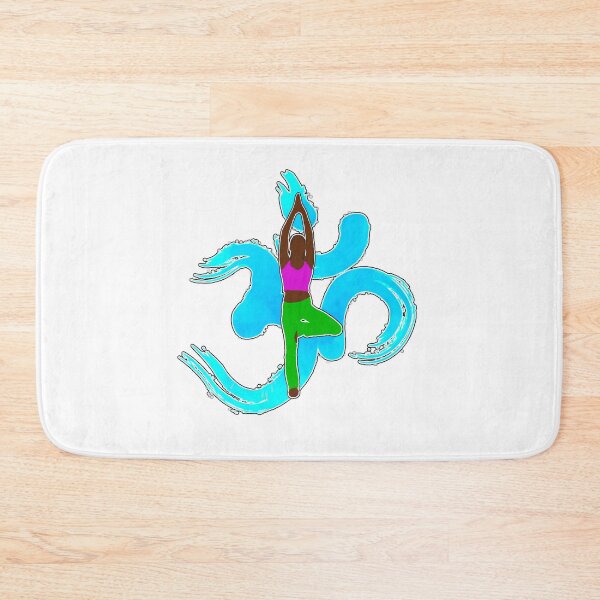 Item preview, Om Tree Pose (blue) designed and sold by Reiser808.