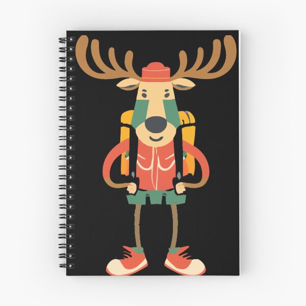 Item preview, Funny Reindeer Hiking Hiker Design designed and sold by Nature's Fancy.