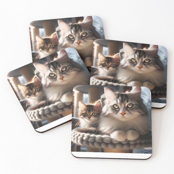 Item preview, cute cats designed and sold by ArtFlow1.