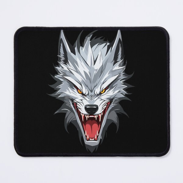 Item preview, Angry White blue wolfdog designed and sold by Lilac32.