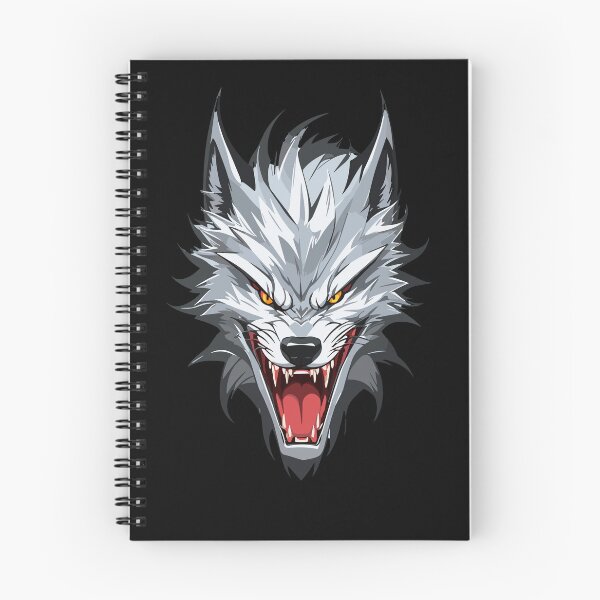 Item preview, Angry White blue wolfdog designed and sold by Lilac32.
