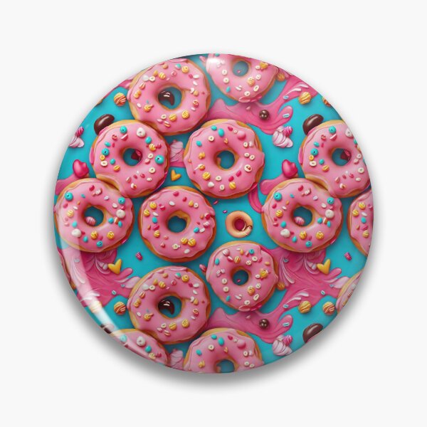Item preview, Kawaii Donuts Pattern designed and sold by Patternliss.