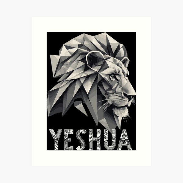 Aperçu de l'œuvre ILUSTRACIÓN DE LEÓN CRISTALIZADO YESHUA créée et vendue par FCOdesigns.