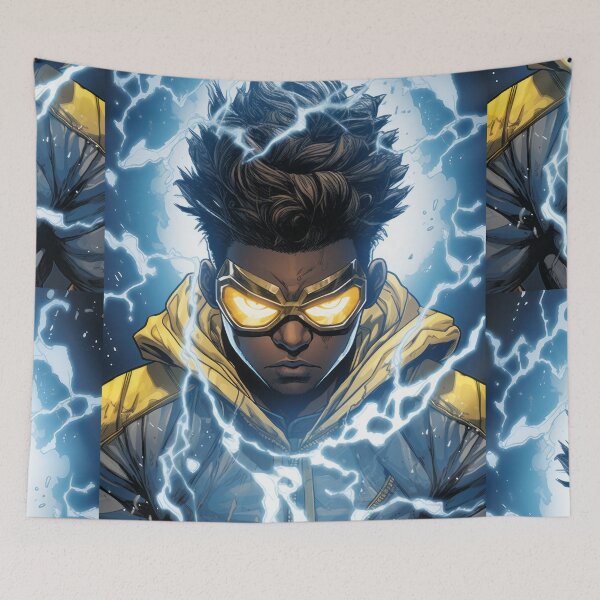 Item preview, Superhero Storm: Animated Power Poster designed and sold by Piotrek0001.