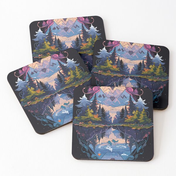 Item preview, Symmetrical alpine lake designed and sold by crula.