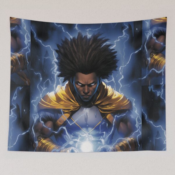 Item preview, Superhero Storm: Animated Power Poster designed and sold by Piotrek0001.