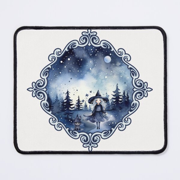 Item preview, Whimsical watercolor witch designed and sold by -justb-.