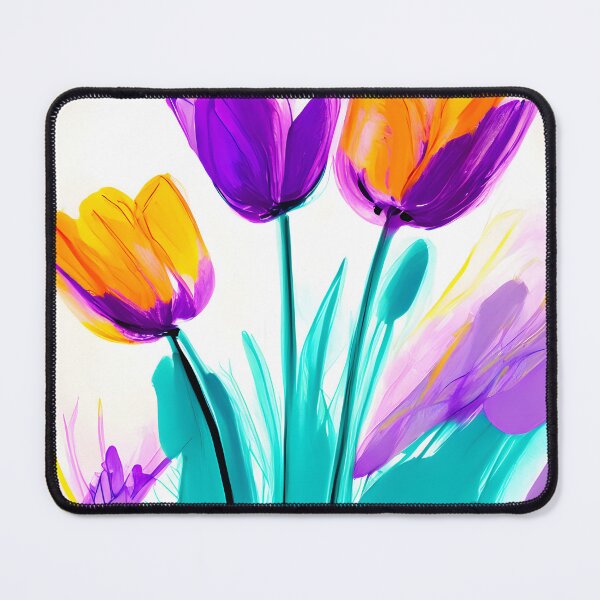 Item preview, Abstract Watercolor Flowers Maximalist – Tulips Watercolor designed and sold by Lannanun.