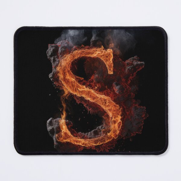 Item preview, Letter S Made Of Lava designed and sold by FireFXStudio.