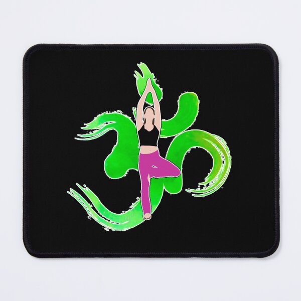 Item preview, Om Tree Pose (green) designed and sold by Reiser808.