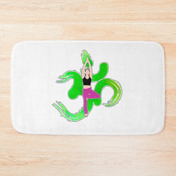 Item preview, Om Tree Pose (green) designed and sold by Reiser808.