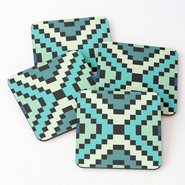 Item preview, Pixel green classic pattern designed and sold by 16artypixels.