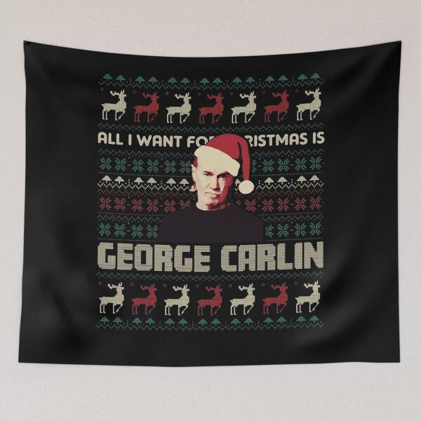Item preview, All I Want For Christmas Is George comedian Carlin designed and sold by leonilalinde.
