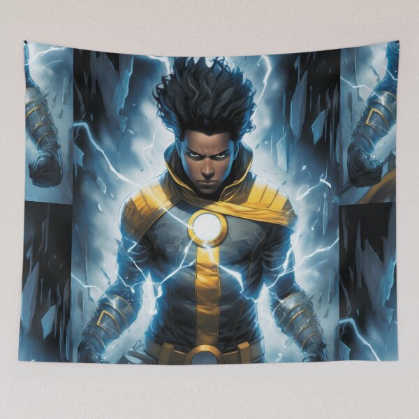 Item preview, Superhero Storm: Animated Power Poster designed and sold by Piotrek0001.