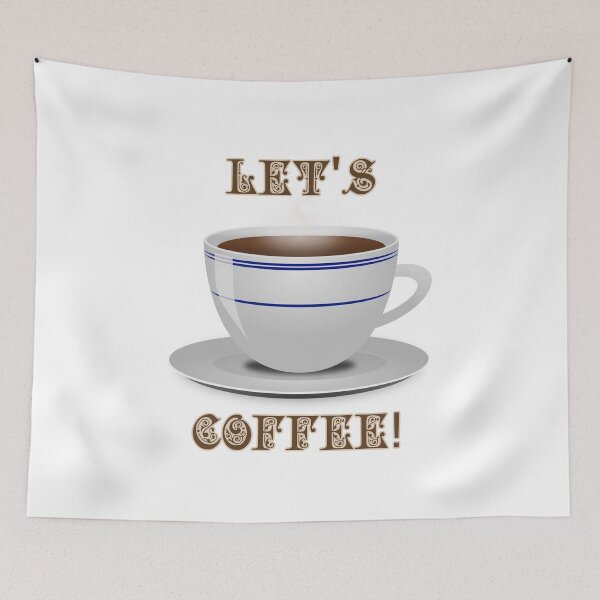 Item preview, Let’s coffee! designed and sold by JackHammerShirt.
