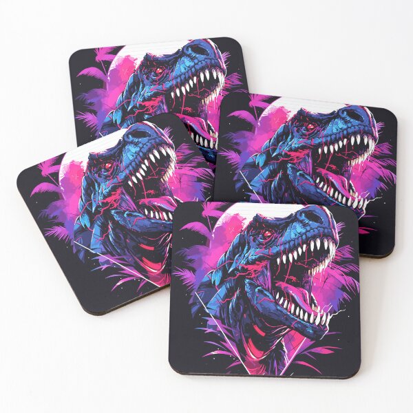 Item preview, Synthwave T-Rex designed and sold by crula.
