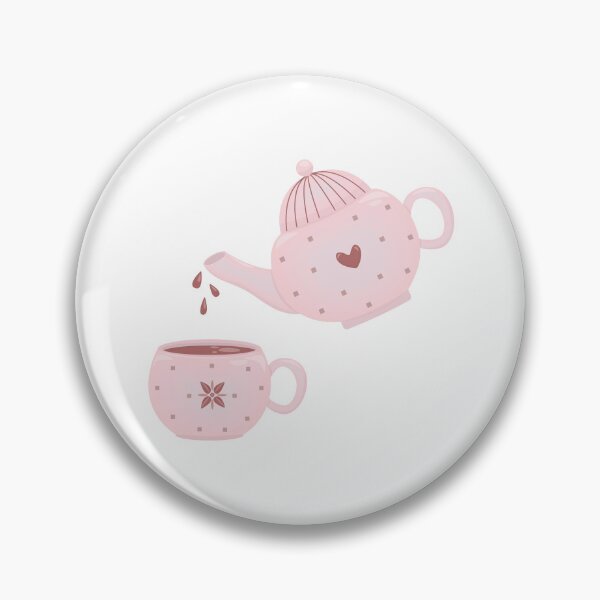 Artikelvorschau, Rosa Wasserkocher und Tasse mit heißer Schokolade entworfen und verkauft von OM-lova.