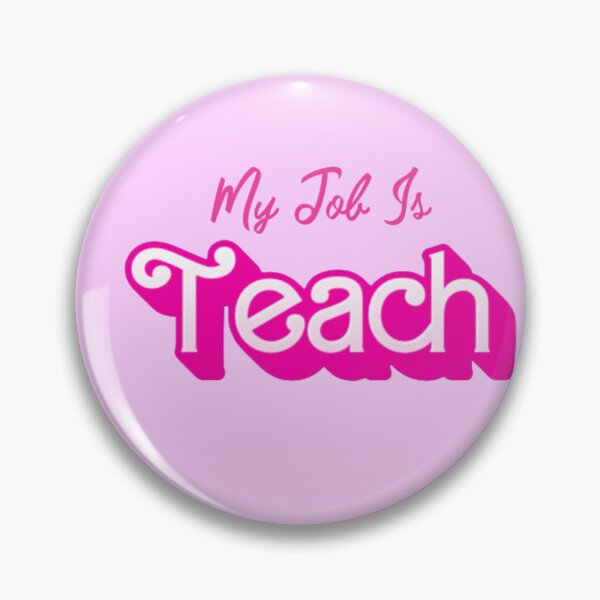Item preview, My Job Is Teach Retro Pink Teacher Life Funny Women designed and sold by Hippo ⭐️⭐️⭐️⭐️⭐️.