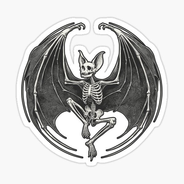 Item preview, Vampire Bat Skeleton designed and sold by avperth.