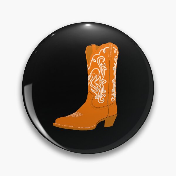 Item preview, Orange Cowboy Boot  designed and sold by Sarah Cummings.