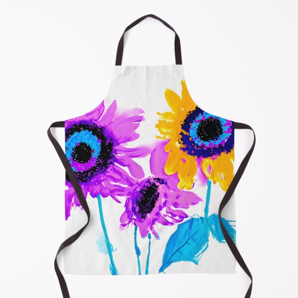 Item preview, Abstract Watercolor Flowers Maximalist – Sunflowers Watercolor designed and sold by Lannanun.