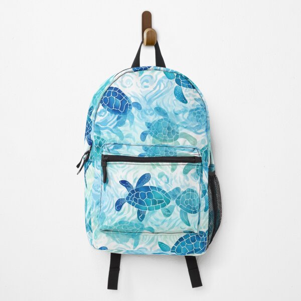 Item preview, sea turtle blue sea designed and sold by Loveanddraw.