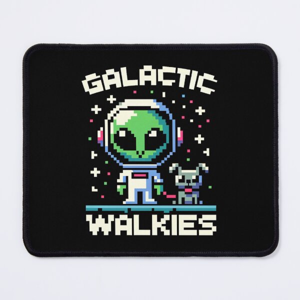 Artikelvorschau, Galactic Walkies – Pixel-Art-Abenteuer im Weltraum entworfen und verkauft von PixelPunkster.
