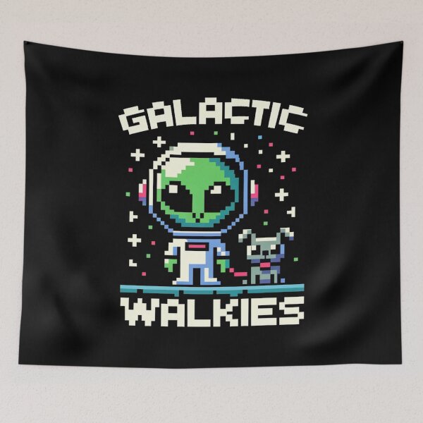 Item preview, Galactic Walkies - Pixel Art Adventure in Space designed and sold by PixelPunkster.