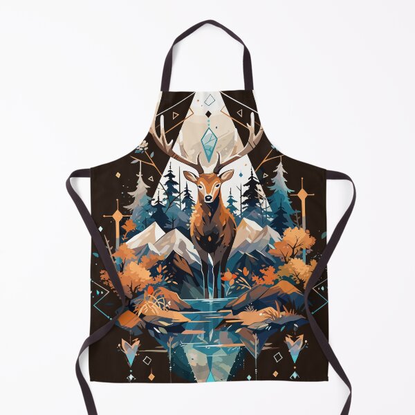 Item preview, Deer at the mountain lake designed and sold by crula.
