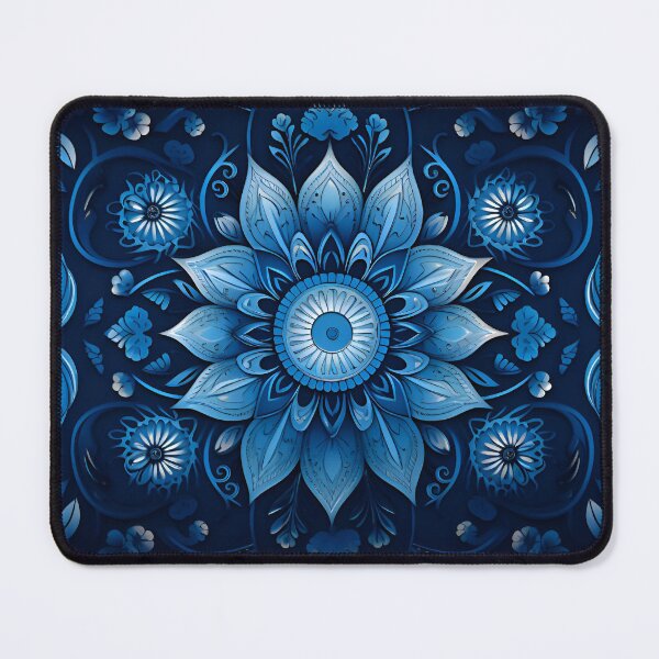 Item preview, Blue Lotus Mandala designed and sold by Shinzomaru.