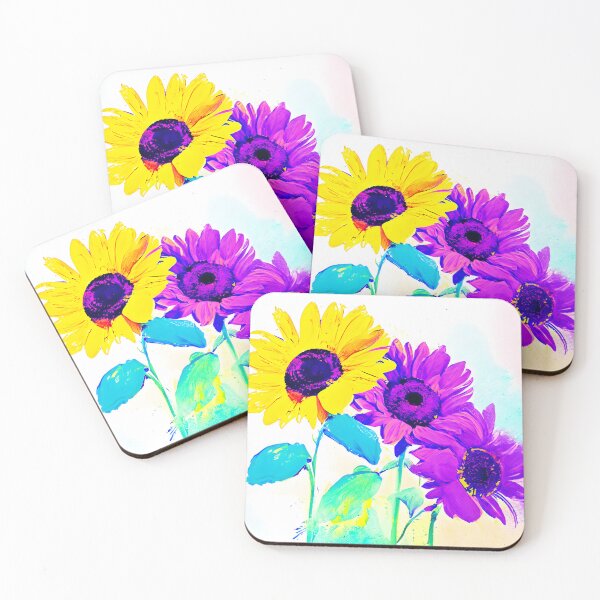 Item preview, Abstract  Watercolor Flowers Maximalist – Sunflowers  Watercolor designed and sold by Lannanun.