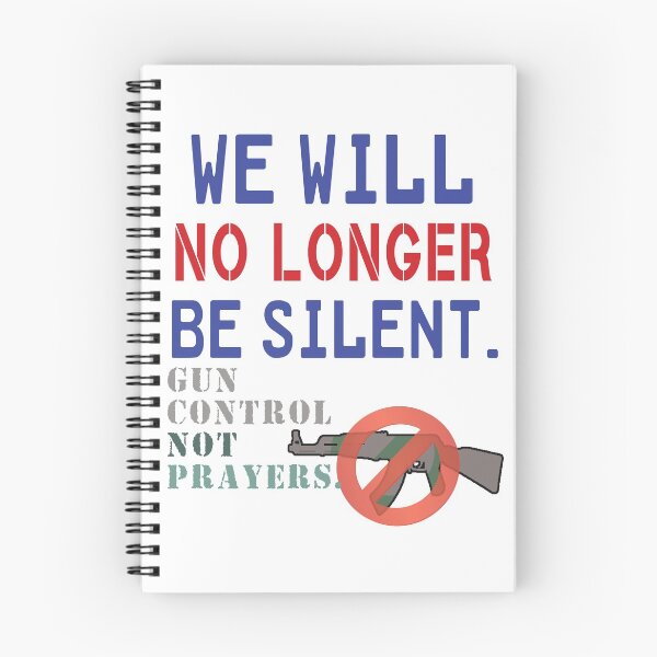 Item preview, We Will No Longer Be Silent Anti-gun Protest designed and sold by merchhost.