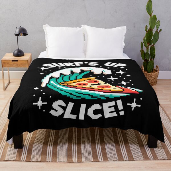 Item preview, Surf's Up, Slice! - Pixel Art Pizza Ride designed and sold by PixelPunkster.