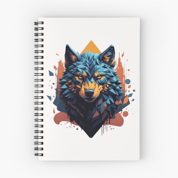 Item preview,  ferocious brave wolf mascot designed and sold by CrisFer1.