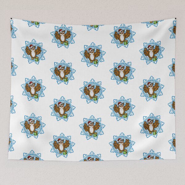 Item preview, Christmas Owl Mandala designed and sold by Reiser808.