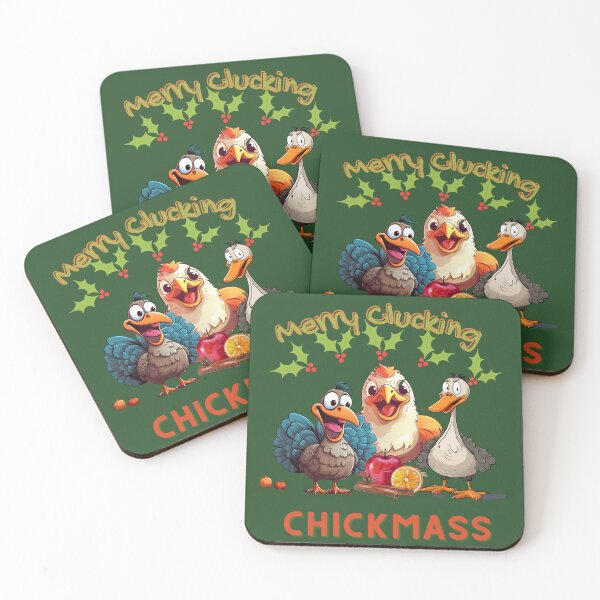 Item preview, Merry Clucking Chickmass designed and sold by Ellimade.