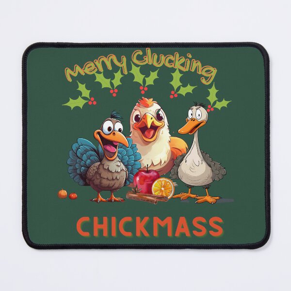 Item preview, Merry Clucking Chickmass designed and sold by Ellimade.