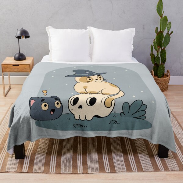 Item preview, Witch Cat and Playful Kittens | Gray designed and sold by ModesaDraw.