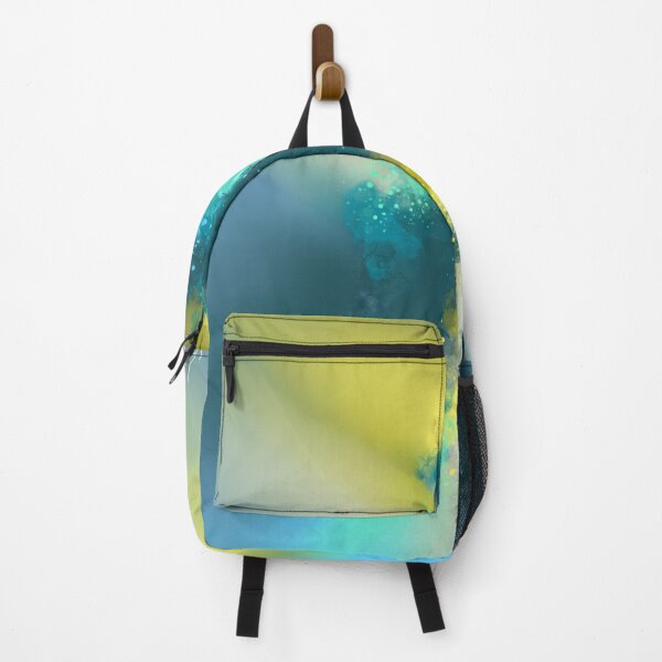 Item preview, Rays Of Harmony - Blue Yellow Green Abstract designed and sold by Joey Santiago.