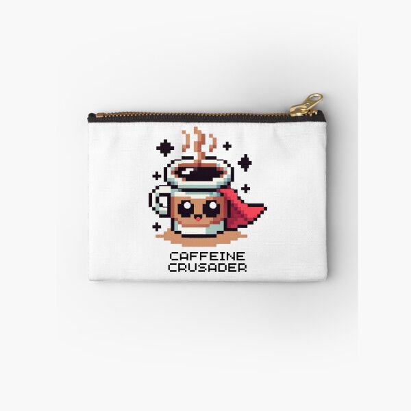 Item preview, Superhero Coffee Cup - Pixel Art 8bit Caffeine Crusader designed and sold by PixelPunkster.