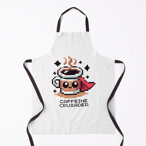 Item preview, Superhero Coffee Cup - Pixel Art 8bit Caffeine Crusader designed and sold by PixelPunkster.