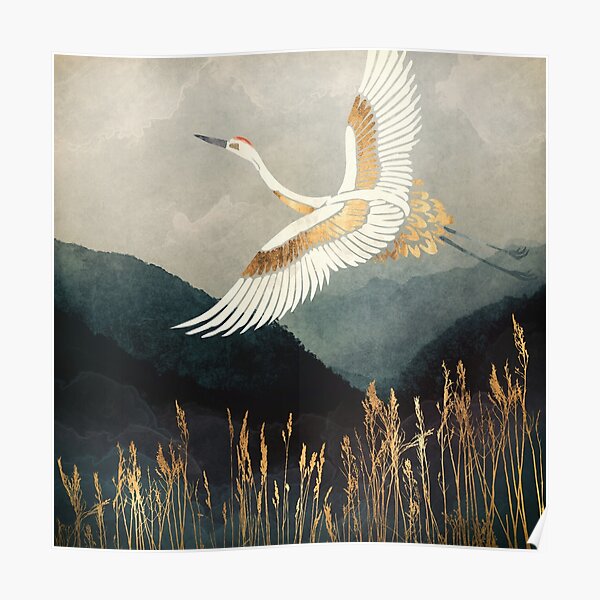 Elegant Flight Poster