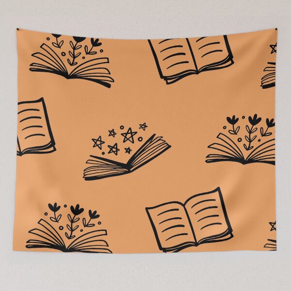 Item preview, Sandy Brown Books Pattern. designed and sold by ARichArts.