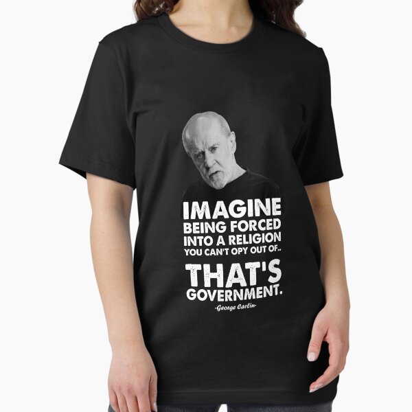 Item preview, George Carlin Can't Opt Out Of Government Protest. designed and sold by leonilalinde.