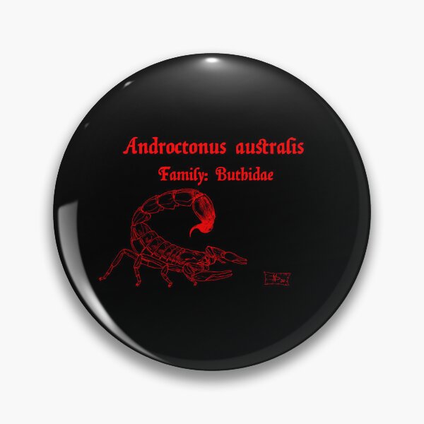 Item preview, Androctonus australis (red) designed and sold by DavidNeffArt.