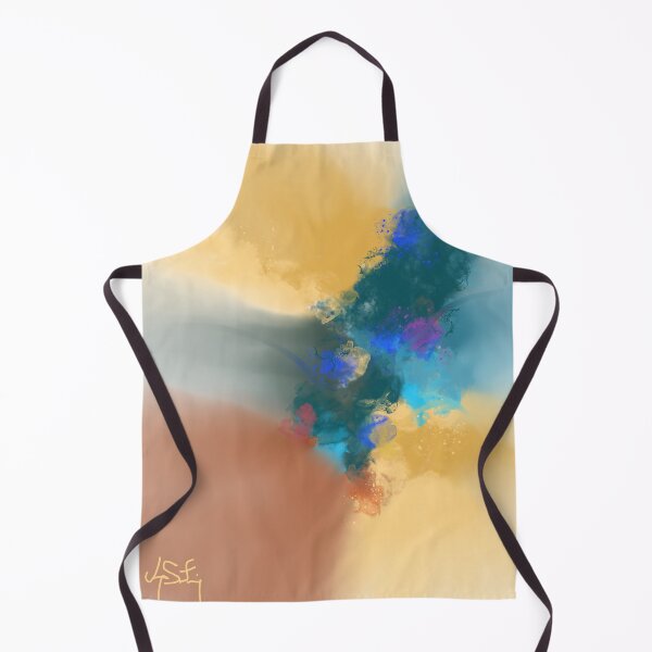 Item preview, Circumstances - Orange Blue Burnt Sienna Abstract designed and sold by Joey Santiago.
